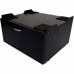Avec ce meuble bas pour lave-linge, doté d'un tiroir pratique, vous pouvez modifier la hauteur de travail d'environ 30 cm. Vo ...