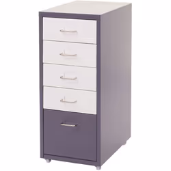 Ce simple conteneur de bureau ne devrait pas manquer dans votre bureau. Les cinq tiroirs en acier offrent suffisamment d'espa ...