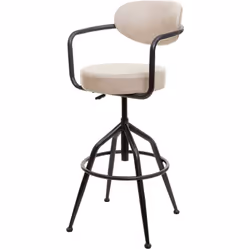 Ce tabouret de bar au style industriel tendance impressionne par son design accrocheur et son magnifique revêtement au look v ...