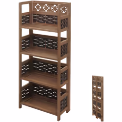 Cette étagère offre suffisamment d'espace de rangement pour vos objets du quotidien. Que ce soit dans la salle de bain, la ch ...