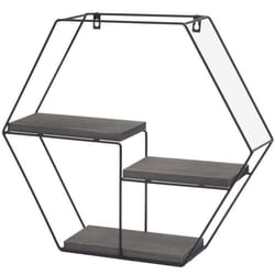 etagere murale suspendue 3 etageres en metal et bois gris fonce design industriel 43x49x11 cm 04_0008657