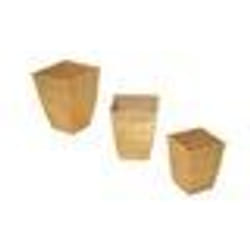 Ensemble de cache-pots - Décor - Métal doré - 3 pièces - Design élégant - Usage intérieur
