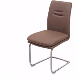 Cette chaise cantilever au design moderne impressionne par son confort d'assise élevé grâce à l'assise et au dossier larges e ...