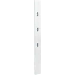 Helloshop26 - Porte manteaux garde robe 170 cm crochets de vêtement mural panneau mural blanc