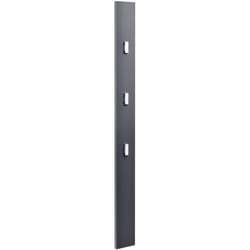Helloshop26 - Porte manteaux garde-robe crochets de vêtement mural panneau mural 170 cm gris