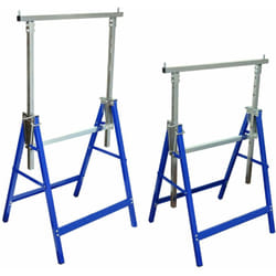 Lot de deux tréteaux télescopiques outils garage atelier bricolage