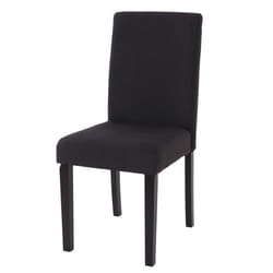 Chaise de salle a manger cuisine en tissu gris anthracite pieds en bois clair design moderne 04_0002358