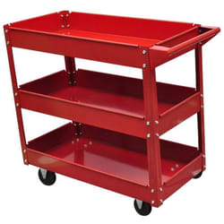 Chariot servante d'atelier charge 100 kg 3 bacs porte outils garage atelier bricolage