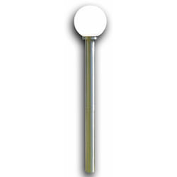 Lampadaire boule 110 cm acier inoxydable luminaire décoration