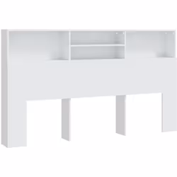 Cette armoire de tête de lit est conçue pour être un complément parfait à votre chambre à coucher Matériau haute de gamme : l ...