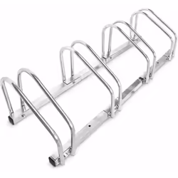 Pour garer jusqu'à 4 vélos Compatible pour tous vélos avec un pneu jusqu'à 5 cm de large Fixation au sol mais également au mu ...