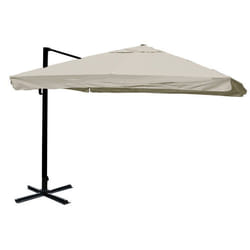 Parasol déporté - Non spécifié - 35x35m - Polyester - Aluminium - Résistant au vent