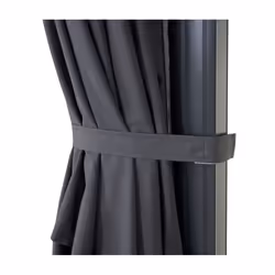 Décoshop26 04_0003294 parasol de terrasse Parasol d'aire de jeux commerciale Carré Anthracite, Noir