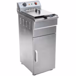 La friteuse électrique sur coffre de 1x16 litres a été conçue pour un usage professionnel dans la gastronomie. Pour sa produc ...