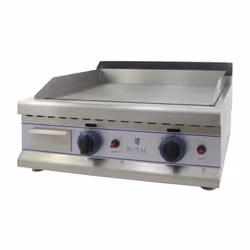 Plancha a gaz 65cm propane/butane 30mbar acier inox professionnel