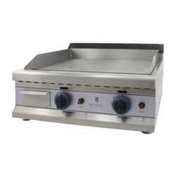 Plancha a gaz 65cm propane/butane 30mbar acier inox professionnel