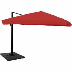 Décoshop26 04_0003533, Parasol d'aire de jeux commerciale, Rectangle, Noir, Bourgogne, Polyester, Aluminium, Aluminium