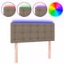 Tête de lit - TDL - TDL0200432 - LED - Taupe - 100 x 5 x 78/88 cm
