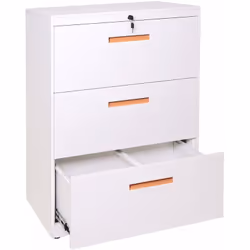 Armoire de bureau classeur suspendu en acier, A4 verrouillable 103x76x46cm blanc Souhaitez-vous plus d'ordre pour vos fichier ...