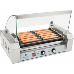 Helloshop26 - Appareil machine à hot dog professionnelle téflon 12 saucisses 1 400 watts