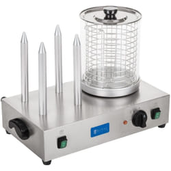 Helloshop26 - Appareil machine à hot dog professionnelle 4 pains 2 x 300 watts