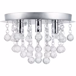 Plafonnier de bon style - collection design Ce plafonnier élégant avec les cristaux artistiques brillants est l'accessoire éb ...