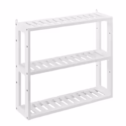 Meuble de rangement pour salle de bain meuble de stockage MDF laque 54 x 15 x 60 cm blanc