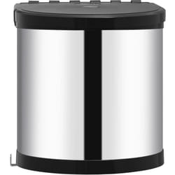 Poubelle intégrée de cuisine acier inoxydable 8 litres