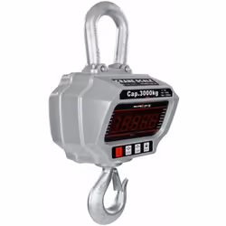 Capacité 3000 kg Précision 1 kg Unités Kg, lb Matériel Aluminium coulé sous pression Ecran LED - 35 mm (1.4 pouces) Classe de ...