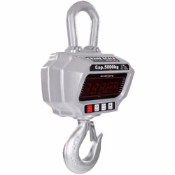 Capacité 5000 kg Précision 2 kg Unités Kg, lb Matériel Aluminium coulé sous pression Ecran LED - 35 mm (1.4 pouces) Classe de ...