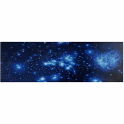 Image LED, image sur toile, image illuminée, image murale, minuterie Certifié FSC 120x40cm ciel étoilé Ces imprimés modernes  ...