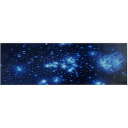 Décoshop26 - Tableau led sur toile illuminé tableau mural minuterie certifié fsc 120x40cm ciel étoilé 040003574