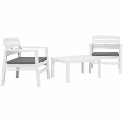 Notre ensemble de mobilier de jardin constitue le cadre idéal pour un agréable repas en plein air en famille ou entre amis, d ...