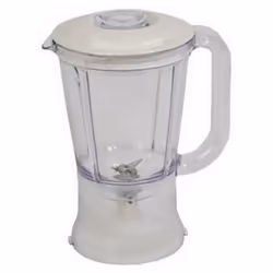 Bol blender (mixeur) complet pour robot ménager MOULINEX, SEB Bol blender blanc (le gris est épuisé) Ce bol blender est en pl ...