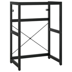 Meuble de salle de bain - Non spécifié - Cadre de lavabo - Fer enduit de poudre - Noir - 59 x 38 x 83 cm