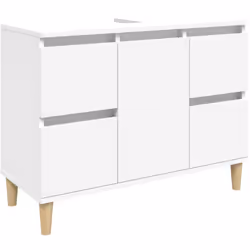 Cette armoire de lavabo est censée être un excellent supplément à votre salle de bain, ce qui lui donne une apparence ordonné ...