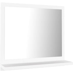 Miroir de salle de bain 40 x 10,5 x 37 cm aggloméré blanc