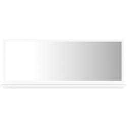 Miroir de salle de bain 90 x 10,5 x 37 cm aggloméré blanc