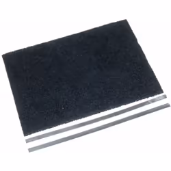 Filtre charbon (30,5x22,5cm= + 2 tringles de fixation (à l'unité) pour hotte BRANDT, SAUTER ATTENTION : ce filtre ne correspo ...
