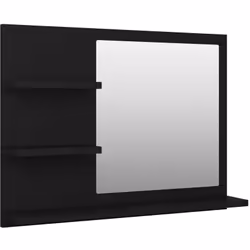 Ajoutez une touche d’aspect esthétiquement agréable dans votre salle de bain avec ce miroir, qui ajoute un style contemporain ...