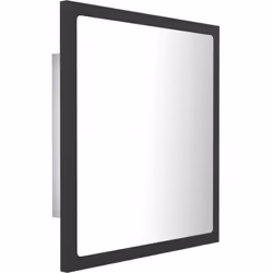 Ajoutez une touche d’aspect esthétiquement agréable dans votre salle de bain avec ce miroir à LED, qui ajoute un style contem ...