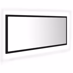 Ajoutez une touche d’aspect esthétiquement agréable dans votre salle de bain avec ce miroir à LED, qui ajoute un style contem ...