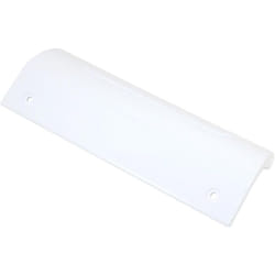 Poignée porte blanche pour réfrigérateur, congélateur Laden Radiola, Whirlpool, Ignis - 481246268849