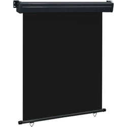 Helloshop26 - Auvent paravent store brise-vue latéral rétractable de patio jardin terrasse balcon protection visuelle écran 140 x 250 cm noir