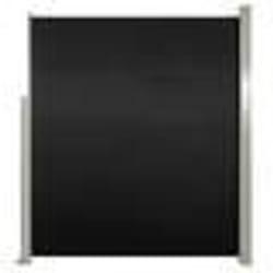 Auvent paravent store brise vue lateral retractable de patio jardin terrasse balcon protection visuelle ecran 160 x 300 cm noir 0