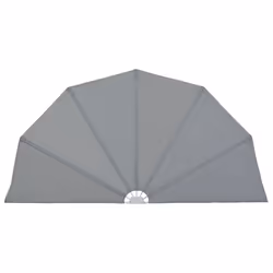 Auvent paravent store brise vue lateral retractable de patio jardin terrasse balcon protection visuelle ecran 200 cm gri