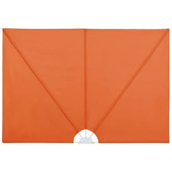 Auvent paravent rétractable - Helloshop26 - 400 x 200 cm - Polyester - Résistant aux UV - Pliable