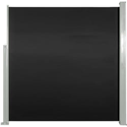 Auvent paravent store brise-vue latéral rétractable de patio jardin terrasse balcon protection visuelle écran 140 x 300 cm noir
