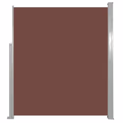 Auvent paravent store brise vue lateral retractable de patio jardin terrasse balcon protection visuelle ecran 160 x 500 cm ma ...