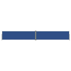 Auvent paravent store brise vue - Non spécifié - Rétractable - Bleu - 140 x 1000 cm - Protection visuelle